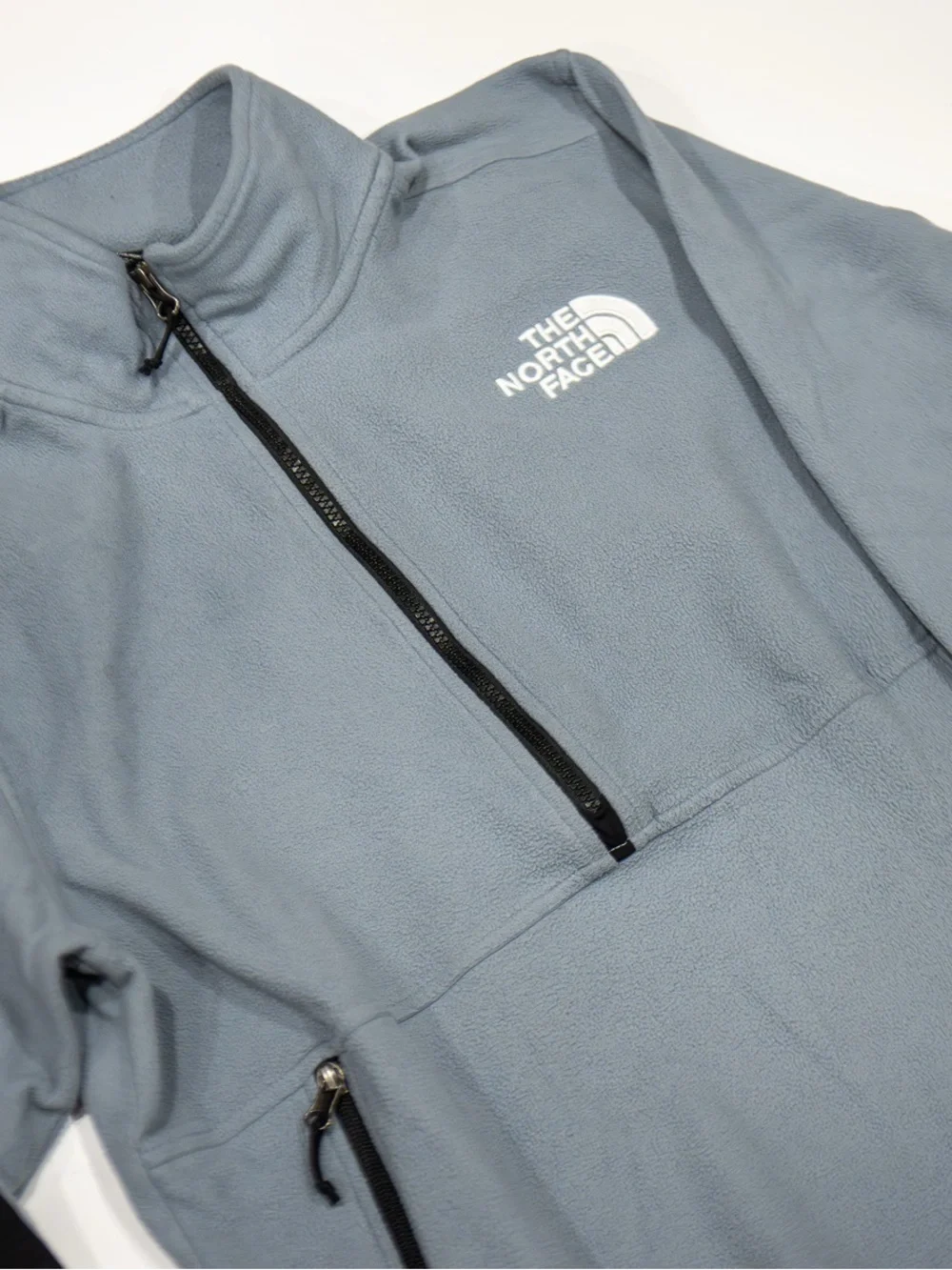The North Face Men's Slate Blue Half-Zip Fleece Pullover
